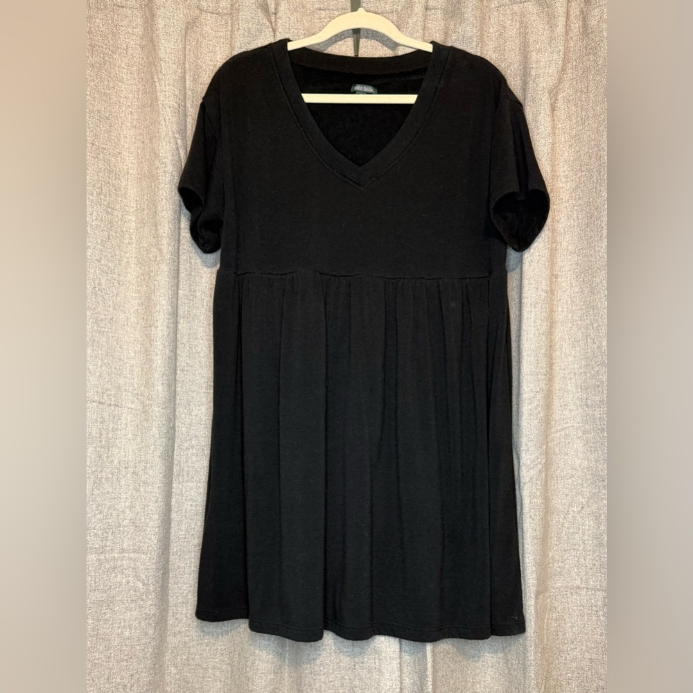 Wild Fable Black V-Neck Dress